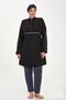 Large Size Full Covered Hijab Swimsuit Morgan Battal 1427 Black