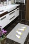 Washable Ugly Duckling Bathroom Carpet Mat Toilet Seat Single Piece Non-Slip Base 60x100 Cm - 4