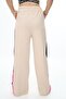 Girl's 100% Cotton Garnished Oversize Wide Leg Sweatpants - 5