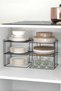 Black 2 Pieces 3 Tier Plate Rack Cabinet Organizer Organizer Countertop Bathroom Plate Cup Organizing - 3