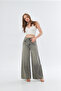 Super Wide Leg Black Tinted Cotton Jean - New Season - 5