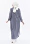 Large Size Women's Summer Ferace with Stone Detail - 7