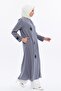 Large Size Women's Summer Ferace with Stone Detail - 3