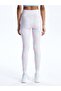 Batik Patterned Women's Sports Tights with Elastic Waist - 5