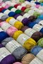 Calinia 100% Mercerized Cotton Knitting Yarn, Lace Yarn, Crochet Yarn, Giza Egyptian Cotton Cream - 6