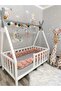 240 cm 3-Piece Knitted Protection Model New Generation Plush Fabric (for 50X90 Basket Cradle) - 3