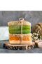 Natural Pumpkin Fiber Aloe Vera Soap 120 Gr x 3 Pieces with Vitamin B and E for All Skin Types - 8