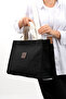 Women's Waterproof Large Size Beach and Shopping Bag Zippered Shoulder Clutch Bag