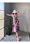 Long Polo Neck Buttoned Dress - 4