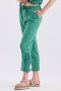Women's Tulle Detailed Short Sleeve Shirt and Lace Detailed Trousers Double Linen Set - 4