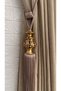 Curtain Accessory Polyester Vase Shah Model Tasseled Bracket Cornice Mounting Kit 1 Piece