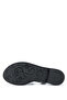 Women's Genuine Leather Black Flat Sandals - 3