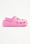 Women's Fuchsia High Heel Eva Sandals with Accessories
