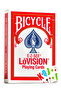 Ez-See Lovision Jumbo Red Playing Cards