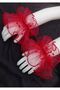 Little Almira Girl Child Removable Cuff Red - 8