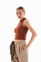 Women's Lycra Sleeveless Crop Blouse - 8