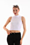 Women's Lycra Sleeveless Crop Blouse - 5