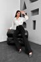 "High Waist Spanish Leg Women's Jeans with Elegance and Comfort Together My - 2