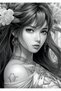 Anime Beauties Coloring Book Poster 40 Super Painting - 2