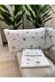 Patterned Double 100% Cotton Non-Elastic Bed Sheet And Pillowcase Set - 3