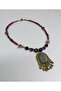 Afghan Tip Ethnic Design Mirrored Authentic Bohemian Short Indian Necklace No:40