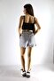 Women's high waist shorts with pockets - 4