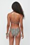 Green Triangle Bikini Set - With Skirt 3260 - 7