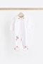 100% Organic Cotton Red/White Strawberry Pattern Embroidered 4-Piece Sleeping Bag Set Aly01458 - 4