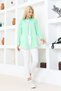 Linen Women's Shirt - Solid Color, Comfortable Fit, Oversize Long Basic Model - 4