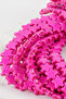 Natural Stone Crimp Necklace & Bracelet - Fuchsia Star Beads - 18 Pieces - 2