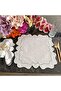 Orange and marbled orange detailed Placemat, 2 pieces, made of stain-resistant fabric. - 8