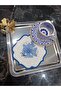 Femme En Bleu Cocktail and Coffee Side Serving Napkin 1 Piece - 5
