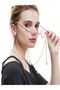 Gold Ball Pearl Detailed Chain Glasses Accessory