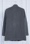 Anthracite Slim Fit High Collar Winter Cashmere Coat Tmnaw24Kb00005 - 8