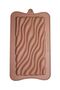 Silicone Chocolate Patterned Wave Tablet