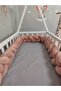240 cm 3-Piece Knitted Protection Model New Generation Plush Fabric (for 50X90 Basket Cradle) - 4