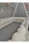 440 CM 4-PIECE KNITTED PROTECTIVE BOX MODEL NEW GENERATION PLUSH FABRIC (FOR 90X130 CM CRIB)