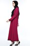 Straight Sleeve Lace Hijab Dress - 3