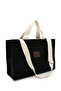 Women's Waterproof Large Size Beach and Shopping Bag Zippered Shoulder Clutch Bag - 4
