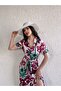 Long Polo Neck Buttoned Dress - 2