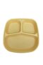 3 Compartment Breakfast Plate Plastic Picnic Camping Snack Food Serving Plate 21,5X23X3,5Cm 1 Piece