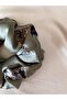 Satin Hair Clip - Green Leopard Pattern - 2