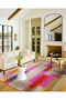 Triangular Multi-Colored Sayout Motif Decorative Carpet and Washable Carpet Miravip9637 - 3