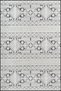 Gir Geometric Baklava Traditional Decorative Carpet and Washable Carpet Miravip9646