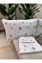 Patterned Double 100% Cotton Non-Elastic Bed Sheet And Pillowcase Set - 4