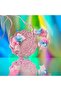 Pink Paper Knitted Children's Bag and Buckle Set (Shipping with Gift) - 4