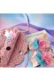 Pink Paper Knitted Children's Bag and Buckle Set (Shipping with Gift) - 6