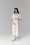 Women's Gray Design Summer Cotton Maternity Pajamas Nightgown Set of 2 - 6