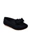 Black Velvet Women's Ballerinas - 3