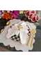 Pink and marbled pink detailed Placemat, 4 pieces, made of stain-resistant fabric. - 6